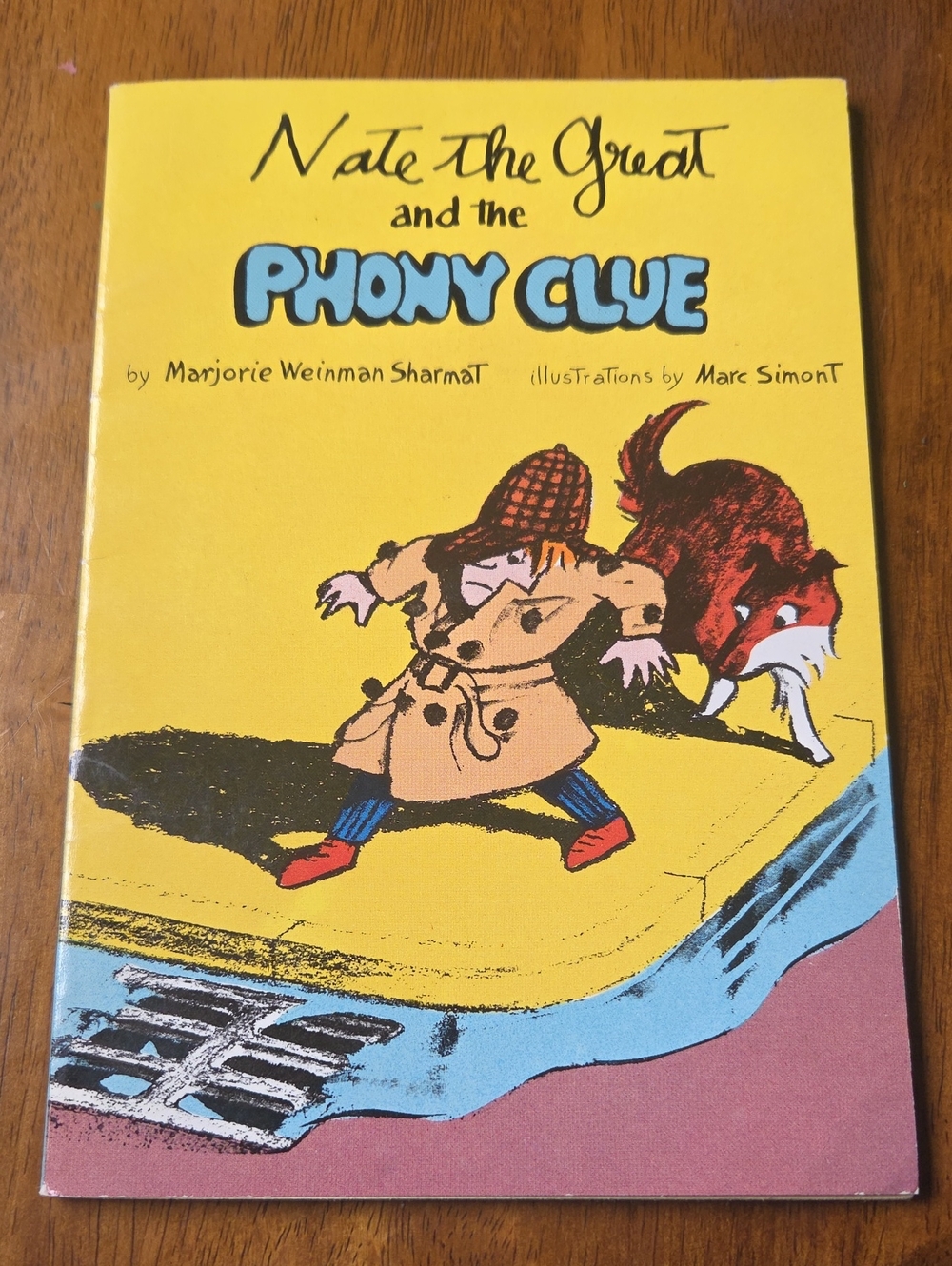 Nate the Great and the Phony Clue - Yellow Illustrated Children's Book